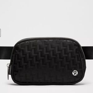 Lululemon Everywhere Belt Bag 1L in Black L Monogram Jacquard